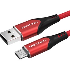 Vention Kabel USB 2.0 do Micro-B USB COARG 1.5m (Red) (USB 2.0), USB Kabel
