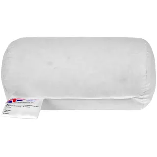 Homescapes Nackenrolle Füllkissen – Entenfedern, 30/18 cm , Textil , Füllung: Federn , Zylindrisch , 18x30 cm , Oeko-Tex® , Heimtextilien, Kopfpolster & Bettdecken, Kopfkissen, Kissenfüllungen & Innenkissen