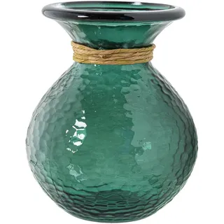Alexandra House Living Vase, blau, Glas, 19 x 25 cm