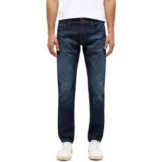 MUSTANG Herren Tapered Tapered Fit Jeans Oregon 3116-5111 - 593, Gr. W32/L32, Blau (Dark Rinse Used 593)