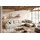 Sofa Madeline Wohnlandschaft U-Form Cord cremeweiß Longchair links - Weiß