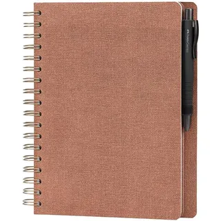 Faber-Castell Notizbuch ca. DIN A5 blanko, sienna Hardcover 180 Seiten, 1 Set