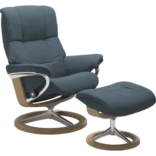 Stressless® Relaxsessel »Mayfair«, mit Signature Base, Größe S, M & L, Gestell Eiche blau