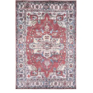 Gino Falcone Adara GF 121« rechteckig 3 mm Höhe Flachgewebe, Orient-Optik, Vintage Design, waschbar