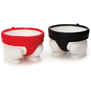 LuLiyLdJ 2 Pcs Lustig Eierbecher Set,Eierbecher Lustig,Eierbecher Kinder,Deko Tablett,Eierständer Eierhalter Kinder Frühstücks Egg Cup,Ostern Geschenke Kinder,Osterdekoration