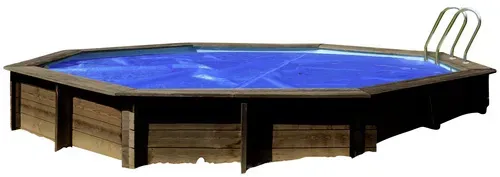 Bild von Poolabdeckung »Isothermische Abdeckplanen für Holzpools«, B x L: 360 cm - blau