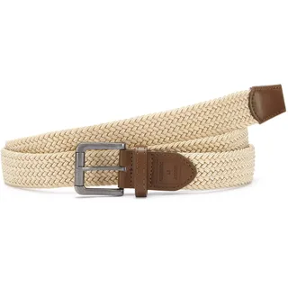 Hüftgürtel AUTHENTIC LE JOGGER "Herrengürtel, Anzuggürtel, Jeansgürtel, Hosengürtel, Stretchgürtel", Damen, Gr. 95, beige, Materialmix, unifarben, Gürtel Hüftgürtel, Flechtgürtel, Gürtel für Jeans & Hosen aus elastischem Material