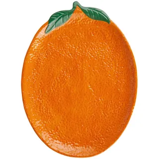 Butlers Deko-Teller Orange , Dunkelorange , Keramik , 2.7 cm , Dekoration, Dekoartikel, Dekoteller & -tabletts