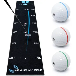 ME AND MY GOLF Brechen Ball Putting Matte - Simulieren Sie Breaking Putts Zu Hause