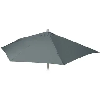 MCW Ersatz-Bezug Sonnenschirm Halbrund Anthrazit , Textil , 285x145 cm , Sonnenschutz, Sonnenschirme