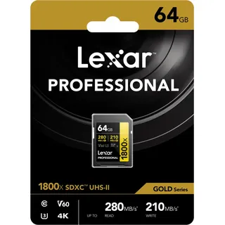 Lexar Professional 1800x V60 Gold Serie 64GB