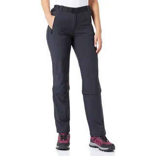 CMP Damen Stretch Zip Off Trousers Hose, Anthrazit,D48