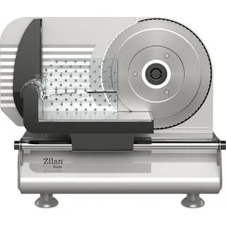Zilan Brotschneidemaschine | Brotschneider | Bread Slicer | Allesschneider | Schneidegerät | 150 Watt - Silber