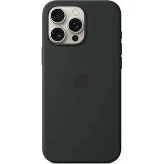 Apple iPhone 16 Pro Silikon Case mit MagSafe schwarz