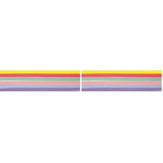 GLOREX Verzierwachs-Streifen, Pastell, 28 x 5.6 x 0.4 cm, 6 8617 201 (Packung mit 2)