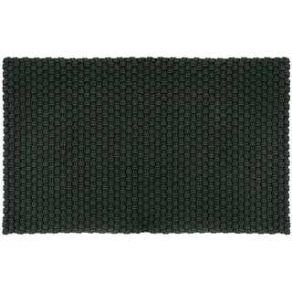 PAD Concept pad Outdoorteppich Uni 52 x 72 cm Polypropylen Schwarz