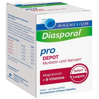 Protina MAGNESIUM DIASPORAL pro+B-Vit.DEPOT Musk.+Nerv.Tabletten 90 St.