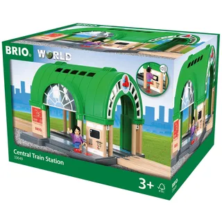 BRIO Großer Hauptbahnhof mit Ticketautomat (33649)