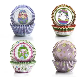 Ibili 735912 Set 100 Kapseln Nudelholz Ostern 4 Modelle Papier