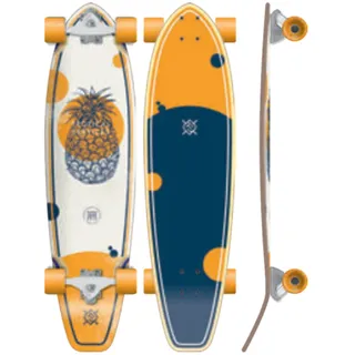 Flying Wheels Cruiser Tropical 35 Carving Skateboard 21