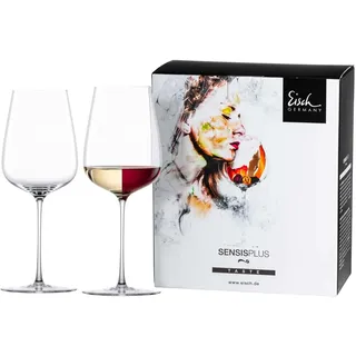 EISCH Allroundweinglas Essenca Sensisplus Fruchtig & Aromatisch (2 Stück), Weingläser für fruchtige Weiß- und Rotweine, spülmaschinenfeste Kristallgläser, Made in Germany (Art.-Nr. 180097)