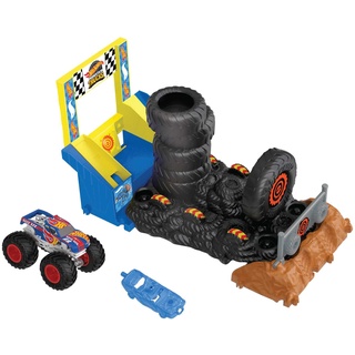 HOT WHEELS Monster Trucks Arena Smashers Race Ace Smash Race Challenge HNB89