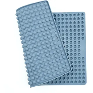 Collory® Backmatte Hundekekse für MEDIUM HALBKUGEL (1,5cm Ø) Leckerlis, Silikon Backform, Backunterlage für Backblech, Diätmatte, Hitzebeständig, Lebensmittelecht & Bpa-frei