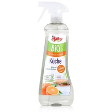 Bild von Bio Küchen Reiniger - Verschmutzungen, mit Soda und Orangenöl, Vegan - Oragenduft - Sprühflasche - 500 ml