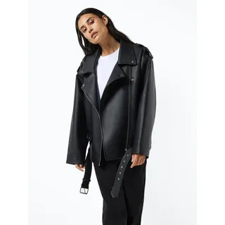 Noisy May Leichte Damenjacke, NMPAULINA OVERSIZE - Schwarz