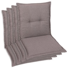 XXXLutz SESSELAUFLAGENSET Taupe - 50x7x100 cm