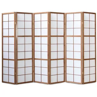 Homestyle4u Paravent Raumteiler 3 4 5 oder 6 teilig Trennwand Shoji