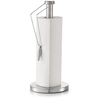 Zeller Present Papierrollenhalter, Küchenrollenhalter, Silber