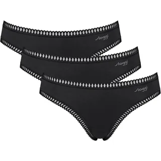 SLOGGI GO Crush Mini Slip 3 St. Schwarz L