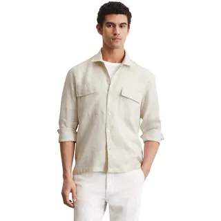 Marc O'Polo Leinenhemd, grau