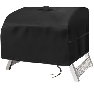 Jungda Grillabdeckung für Megamaster 2-Brenner-Outdoor-Tischgrill, wasserdicht, kleine Tisch-Grillabdeckung, robuste 600D-Outdoor-Tischgrillabdeckung