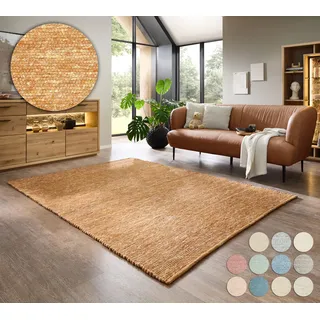 otto home »Pirker« rechteckig 12 mm Höhe Wendeteppich, meliert, reine Wolle, handgewebt, Scandi, Wohnzimmer,