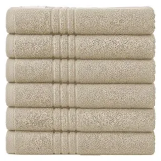 Nature Gästehandtuch 6 x 30 x 50 cm stein