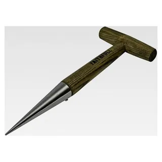 Prestige Edelstahl Pikierstab mit Eschenstiel, blau, 12 x 31,5 x 3 cm