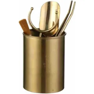 INF Besteckhalter - Stilvoll & Praktisch 10cm Utensilien Organizer Gold - Gold