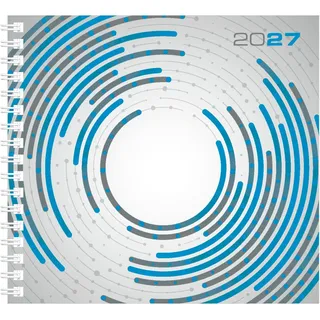 Wochenbuch Assessor 1W/2S 2027: Buchkalender 16x15 cm mit 1 Woche auf 2 Seiten, Zeieinteilung 7-20 Uhr, Spiralbindung & deutschem Kalendarium für Arbeit & Studium