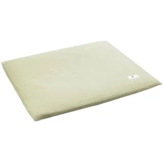 Julius Zöllner Überzug für Wickelauflage aus Musselin Baumwolle - Musselin lime Gr. 85/75