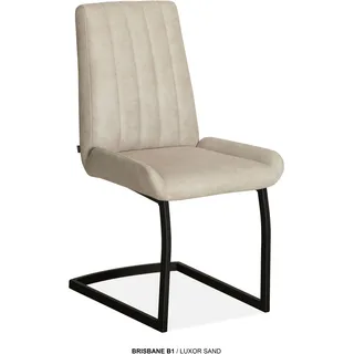 omg design Esszimmerstuhl Brisbane Polyester sand 2er Set