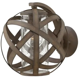 Elstead Carson Außen-Wandleuchte E27 Vintage Eisen IP44 - Bronze
