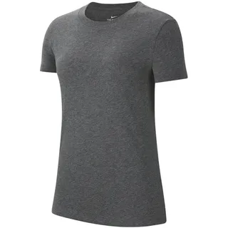 Nike Damen W Nk Park20 Tee T-Shirt, Charcoal Heathr/White, S