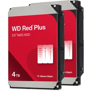 Western Digital Red Plus 4 TB 3,5" 5400 U/min
