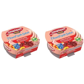 Saupiquet Rio Mare Thunfisch-Salat Mexicana, 160g, MSC zertifiziert, Fix und fertig zubereitet, Ideal für unterwegs (Packung mit 2)