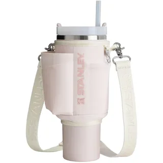 Stanley 1913 All-Day Quencher Carry-All 1.18L - 2-Knopf-Druckknopfverschluss - Handytasche - Kartenfach - Karabiner-Schlüsselclip - Außenmaterial aus 100% recyceltem Polyester - Rose Quartz