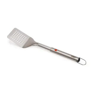 Joseph Joseph GrillOut Edelstahl BBQ-Wender, Teleskopierbar für kompakte Aufbewahrung, Mit Schlitzen, Einfach zu Reinigen, Aufhängeschlaufe, Silber