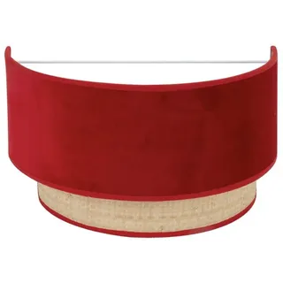 blendend Wandleuchte Typ E27, natur und rot, Maße 17 x 30 x 16 cm, ideal für dekorative Beleuchtung im Innenbereich.