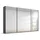 Schwebetürenschrank OTELI 315 x 229 x 62 cm Grau